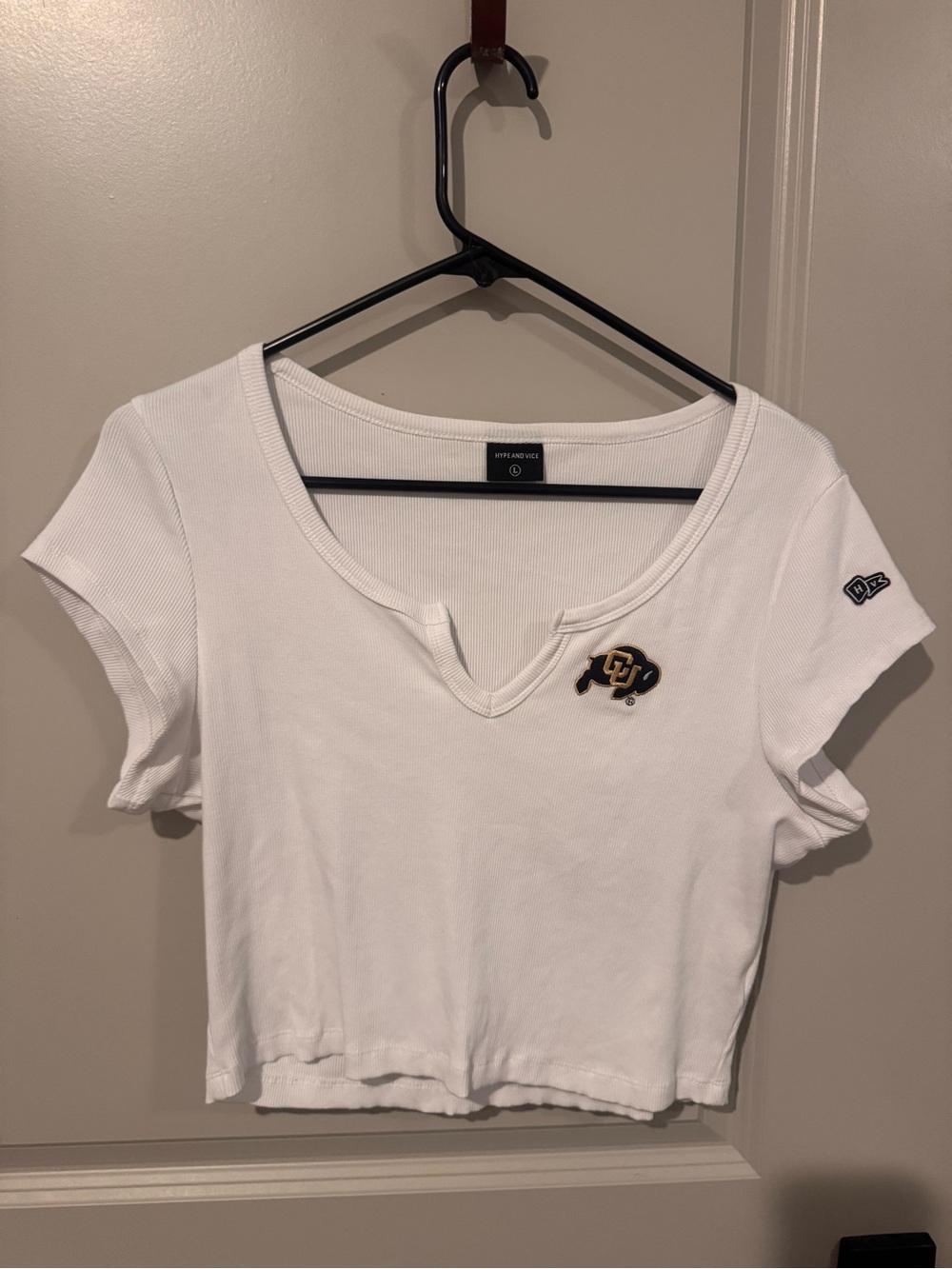 Hype Vice Cropped Tee - Colorado Buffaloes